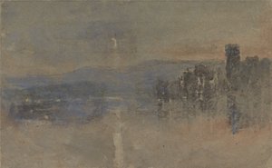 Moonlight Landscape by David Cox